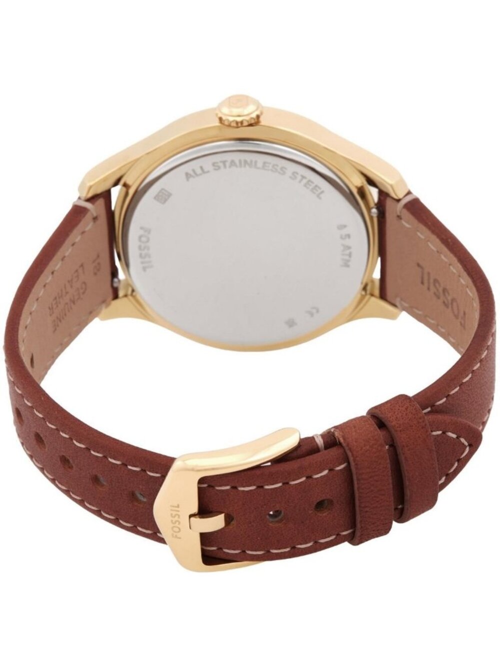 NWT Fossil Gilmore Quartz Silver Dial Ladies Watch